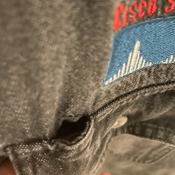 Vintage black denim workshirt - Picture 5 of 5